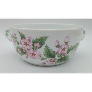 Royal Worcester Herbs Individual Casserole Tureen NO LiD Marshmallow Feverfew